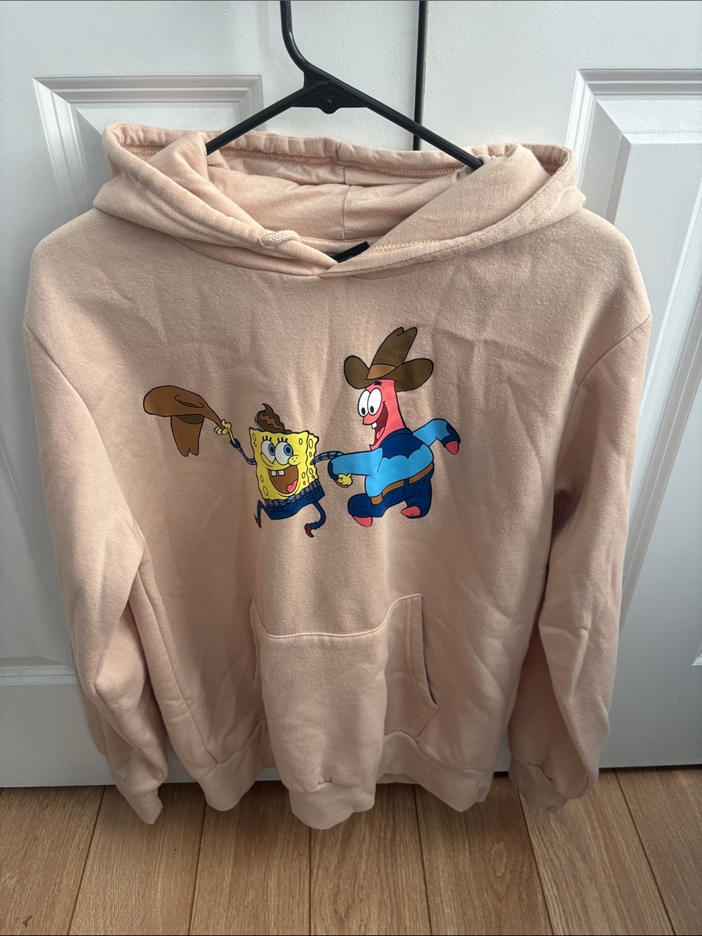 Nickelodeon Beige SpongeBob & Patrick Western Graphic Crewneck